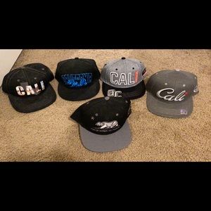 5 SnapBack California hats